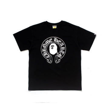 Black BAPE x Chrome Hearts Collab T-Shirt