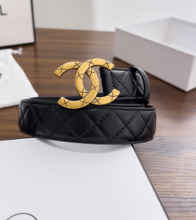 Chanel chain buckle women's belt