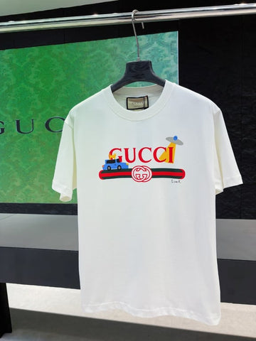 Gucci Early Spring Collection High-Weight Short-Sleeve