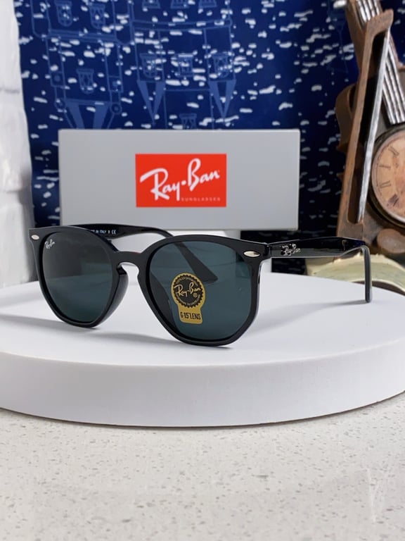 Ray-Ban RB3548N Hexagonal Sunglasses (Black)