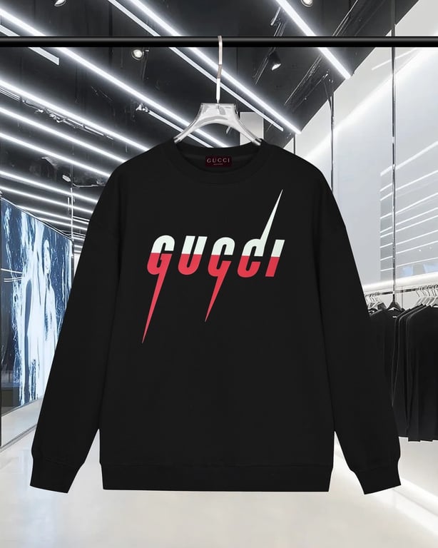 Gucci 400g pullover crew neck long-sleeved sweatshirt