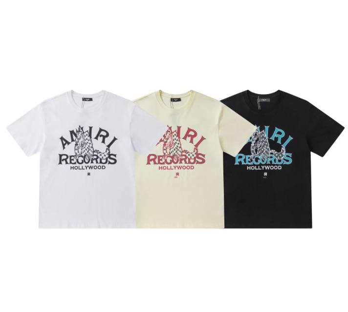 AMIRI Records Hollywood Logo T-Shirt