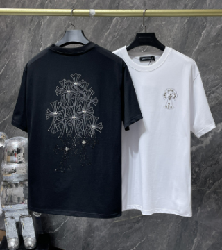 Chrome Hearts Multi-Cross Rhinestone Tee