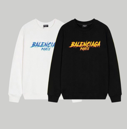 Balenciaga's new letter print crewneck sweatshirt