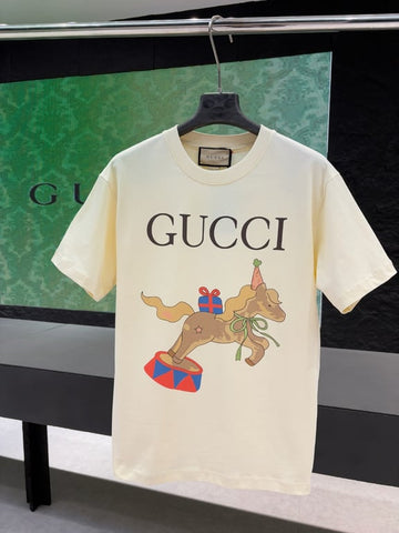 Gucci Early Spring Collection High-Weight Short-Sleeve