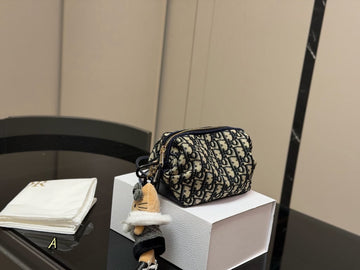 Dior Oblique Pouch / Cosmetic Bag