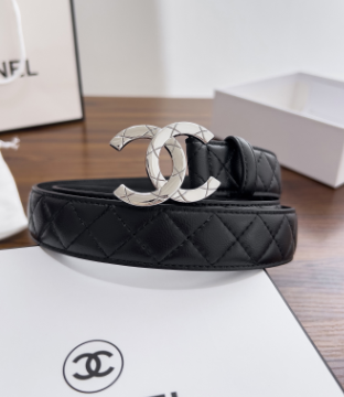 Chanel chain buckle women's belt