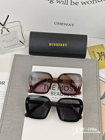 Burberry Oversized Square Sunglasses (2 Colors: Brown & Black)