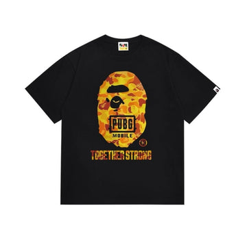 Black BAPE x PUBG Mobile Collab T-Shirt