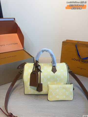 Louis Vuitton Speedy Bandouli猫re 25 (Monogram Yellow)