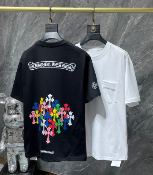 Chrome Hearts Multicolor Cross Cluster Tee