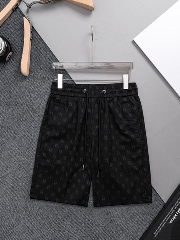 Dior Black D Monogram Print Swim Shorts