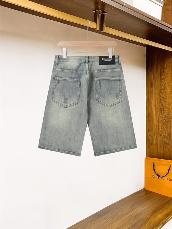 Dior Light Wash Denim Shorts