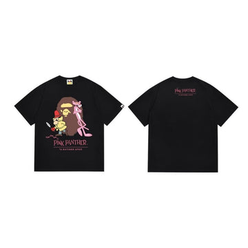 Black BAPE x Pink Panther Collab T-Shirt