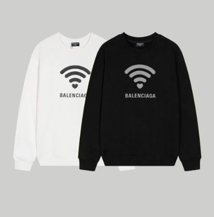 Balenciaga's new Wi-Fi logo print crewneck sweatshirt