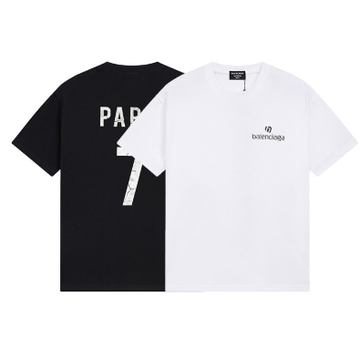 Balenciaga's new short-sleeved shirt with a ripped letter 7️⃣ print.
