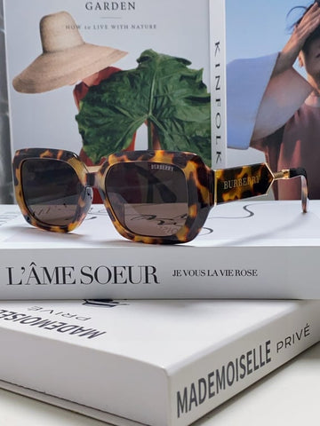 Burberry Tortoiseshell Square Sunglasses