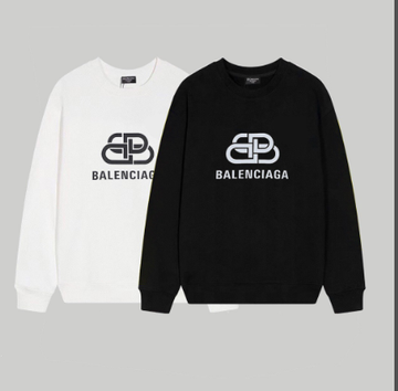 Balenciaga classic oversized padlock print crewneck sweatshirt