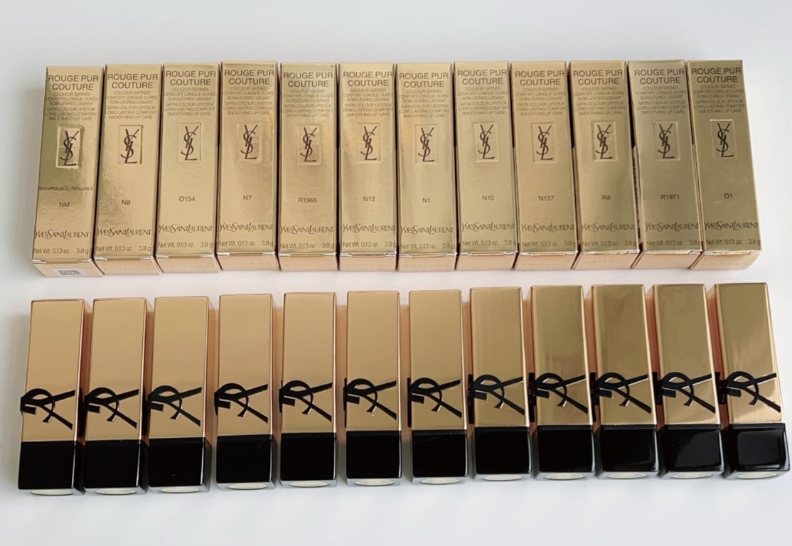 Rouge Pur Couture Satin Lipsticks 3.8g-NM-N8-O154-N7-R1966-N12-N1-N10-N157-R8-R1971-01