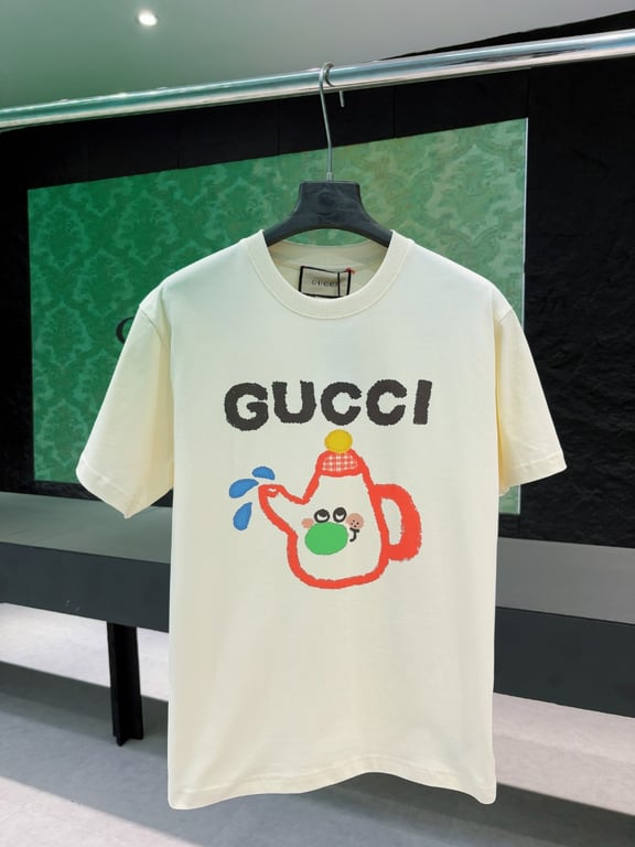 Gucci Early Spring Collection High-Weight Short-Sleeve