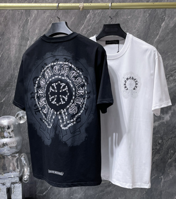 Chrome Hearts Chain Outline Horseshoe Tee