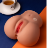 Roberta Vibrating Buttock Coffee Color