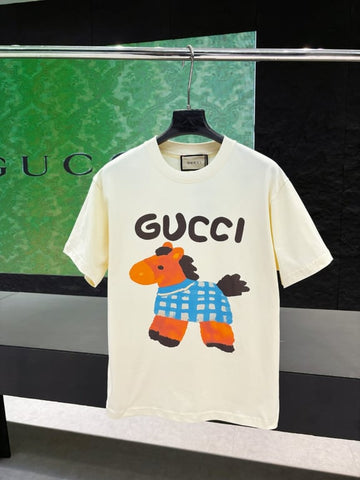 Gucci Early Spring Collection High-Weight Short-Sleeve