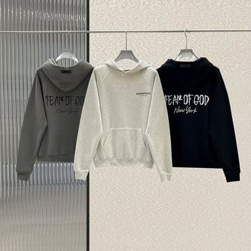 Fear of God Essentials "New York" Script Hoodie