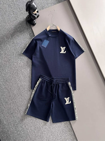 Louis Vuitton Spring/Summer New Casual Short-Sleeve Shorts Set