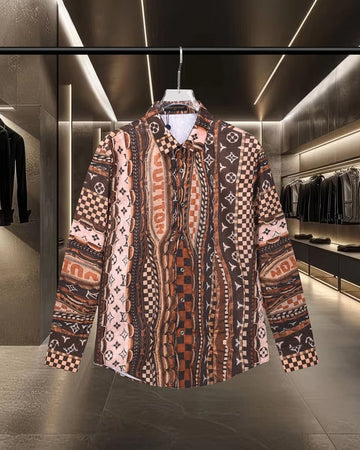 Louis Vuitton P. Harrell Williams x Nigo collaboration: 2000s streetwear-inspired long-sleeved shirt