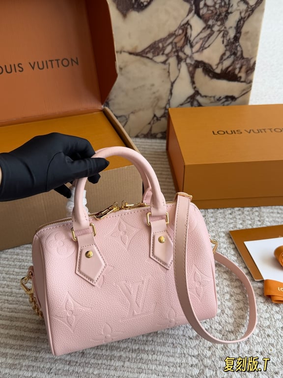 Louis Vuitton Speedy Bandoulière 20 (Empreinte Pink)