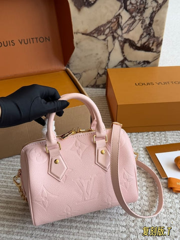 Louis Vuitton Speedy Bandoulière 20 (Empreinte Pink)