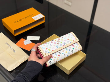 Louis Vuitton Sarah Wallet (White Multicolore)
