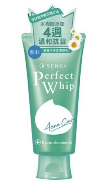 Shiseido Senka Perfect Whip Acne Care Foam Cleanser Chamomile Extract-120g