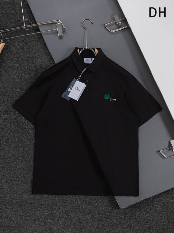 Dior Clover Logo Polo Shirt