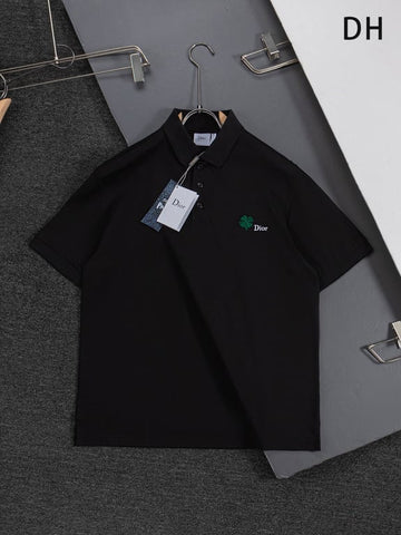 Dior Clover Logo Polo Shirt