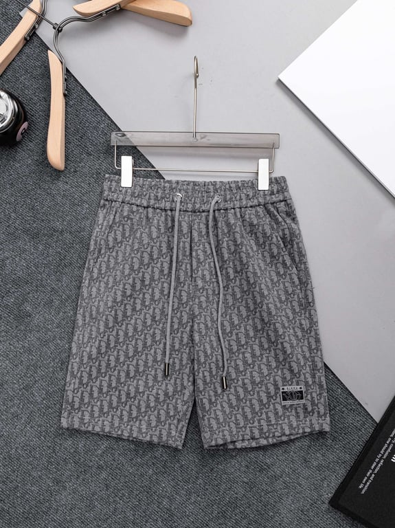 Dior Grey Oblique Print Swim Shorts