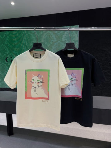 Gucci Early Spring Collection High-Weight Short-Sleeve