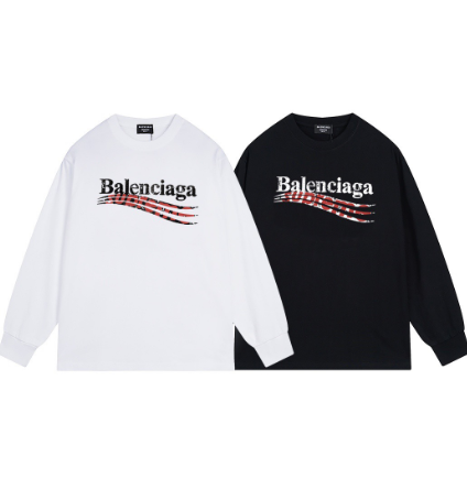 Balenciaga x Supreme printed long-sleeved shirt