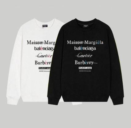 Balenciaga x Burberry print crewneck sweatshirt