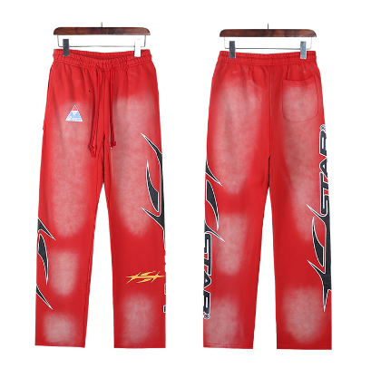 Hellstar Distressed Terry Cloth High Street Retro Sweatpants