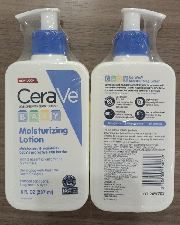 Baby Moisturizing Lotion is free of fragrance -237ml