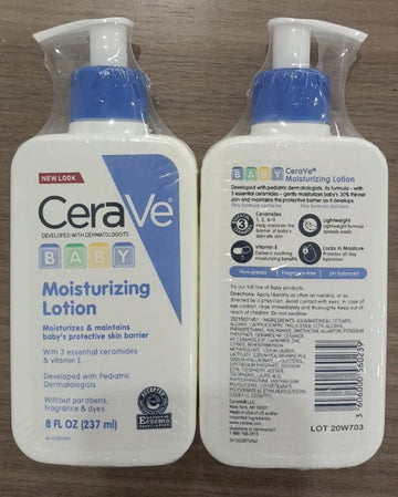 Baby Moisturizing Lotion is free of fragrance -237ml