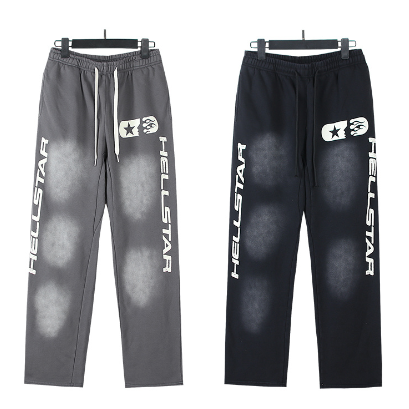 Hellstar Distressed Terry Cloth High Street Retro Sweatpants