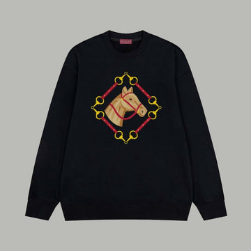 Gucci 2026 Year of the Horse Limited Edition Terry Cloth Long-Sleeve Sweatshirt