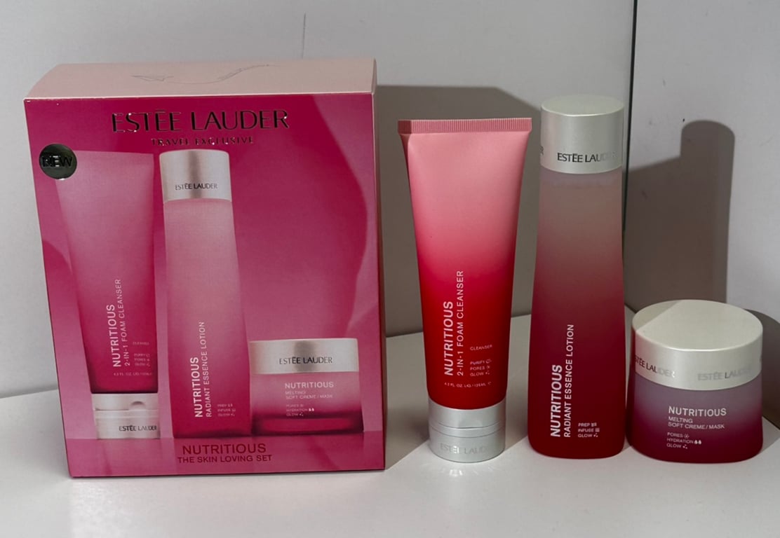 （Estée Lauder Nutritious The Skin Loving Set-125ml+200ml+50ml