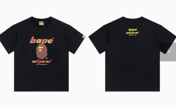 Black BAPE "World Gone Mad" Logo T-Shirt