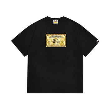 Black BAPE x OVO Collab "Gold Bill" T-Shirt