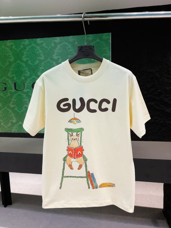 Gucci Early Spring Collection High-Weight Short-Sleeve