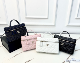 Chanel 
lunchbox bag with waistline box bag